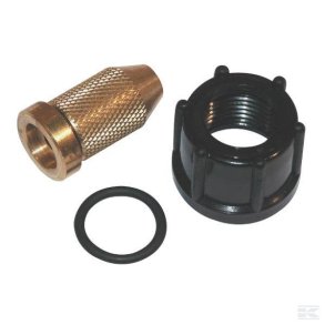 Justerbar dyse, messing.