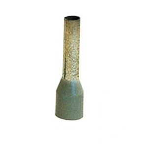 ENDE KLEMME FOR LEDNING/ KABEL    4,0 MM2      (100 STK.) FARVE: GR