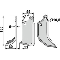 FRSERKNIV VENSTRE  AGRIA   ORG. 12868 M. FL. 