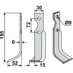 FRSERKNIV H   CASORZO   195 x 6 x 30 mm