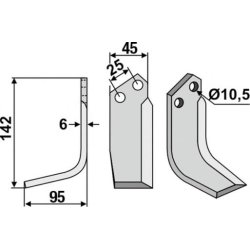 FRSERKNIV V   FERRARI   142 x 6 x 45 MM