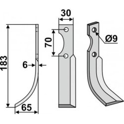 FRSERKNIV V S.E.P. 183 x 6 x 30 mm