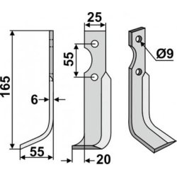 FRSERKNIV V. B.C S.   165 x 6 x 25 MM