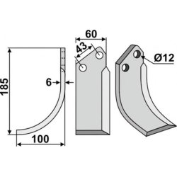 FRSERKNIV V. AGRIA. 185 x 100 mm