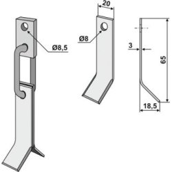 SLAGLE DOBB. MED KDE/ LASKE