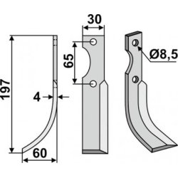 FRSERKNIV H   EUROSYSTEMS  197 x 4 x 30 mm