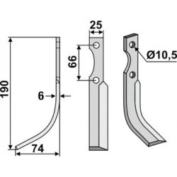 FRSERKNIV V  FERRARI   25 x 6 x 190 mm