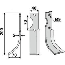 FRSERKNIV V   FORT   200 x 5 x 40 mm