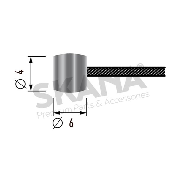 TNDE-KABEL 1,2 X 2200 MM (10 STK)