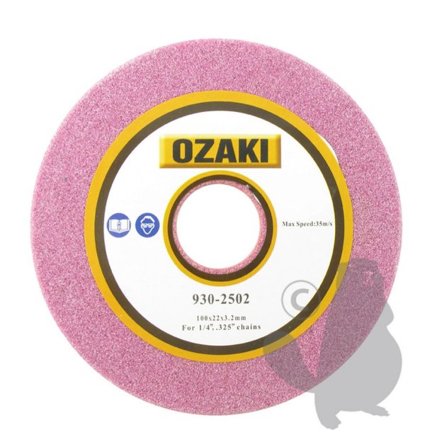 OZAKI SLIBESTEN 100 X 3,2 X22,2MM LYSERD  