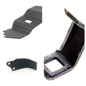 KNIVE TIL FRÆSER,  VERTIKALSKÆRE SAMT KOMPOSTKNIVE/ KILEREMME FOR KOMPOST / FINGERKLIPPER